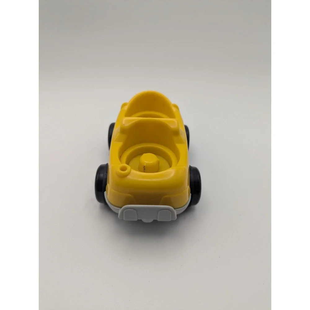 Fisher Price Little People Yellow Taxi Cab‎ Car 2 Seater 2001 Mattel Toy Vehicle